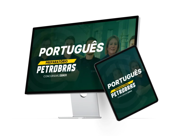 mockup de conteúdo do curso - petrobras - portugues